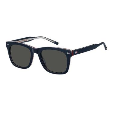 Imagem de Óculos de Sol Tommy Hilfiger 2184/S Azul Marinho Lente Cinza-Unissex