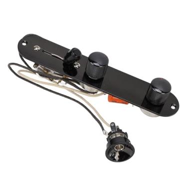 Imagem de Acouto Placa de Controle de Guitarra Com Interruptor de 5 Vias e Potenciômetros de 250KΩ para Telecaster – Atualize Seu Som Sem Esforço (GE234 (preto))