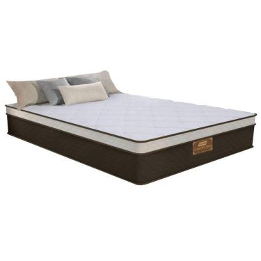 Imagem de Colchão Mola Comfort 158x198cm Gazin Marron/bege