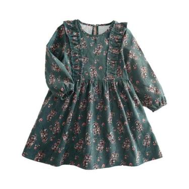Imagem de Vestido De Princesa De Manga Longa Para Meninas, Outono E Primavera, E