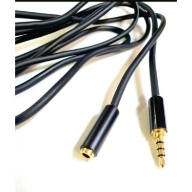 Imagem de Cabo Plug Extensor Para Headset/fone Celular Gold P3 - 1,7 Mt