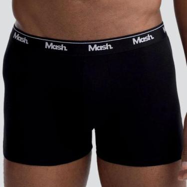 Imagem de Cueca Mash Boxer em Algodão 170.26, Preto, G
