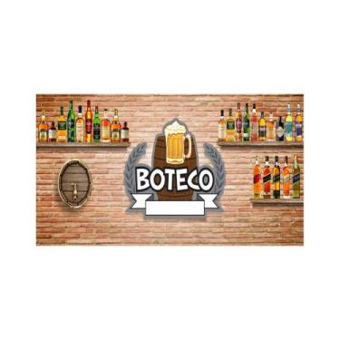 Imagem de Painel de Lona Boteco Parede - Fabrika de Festa, 240x130cm