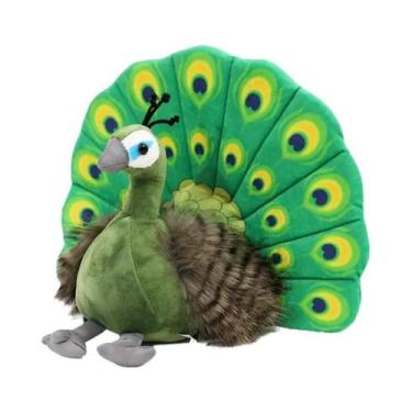 Imagem de Brinquedos De Pelúcia Educativos De Simulação De Animais: Papagaios, T