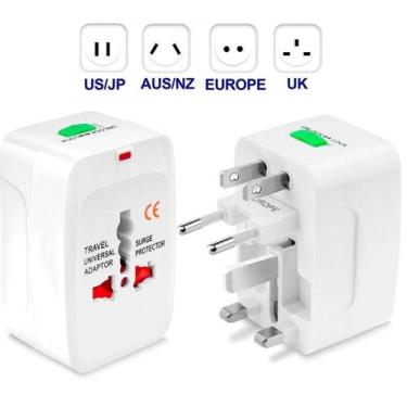 Imagem de Adaptador Universal Para Viagem Conversor De Energia - Lippin