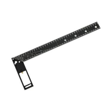 Imagem de Régua Multifuncional De Ângulo Reto 90 Graus Em Aço De Alto Carbono Pa