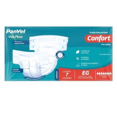 Imagem de Fralda Adulto Panvel Vida Plena Confort Eg 7 Unidades