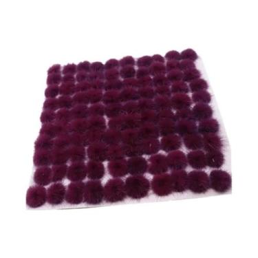 Imagem de Bolas De Pompom De Pele De Mink 25mm 30mm 40mm Para Costurar Em Chavei