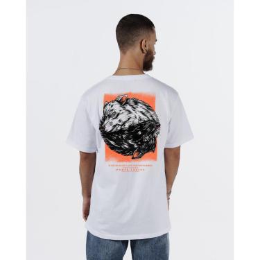 Imagem de Camiseta Regular Estampada - Lobo Masculina-Masculino