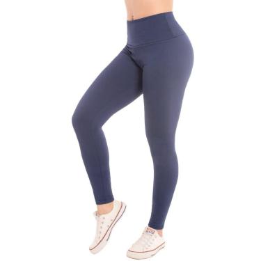 Imagem de Calça Legging Cós Alto Corrente Marinha-Feminino