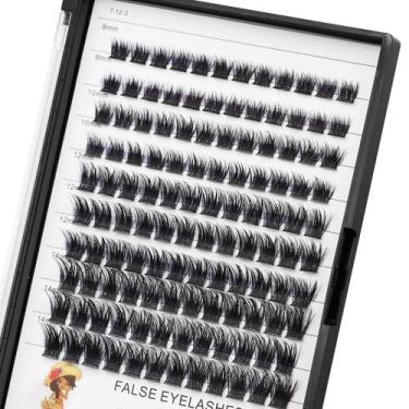 Imagem de Individual Cluster Eyelashes Bodermincer 120 unidades 8-16 mm