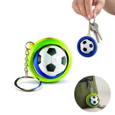 Imagem de Chaveiro Fidget Toy Copa do Mundo Brasil Futebol Rotativo Cor:Bolinha 