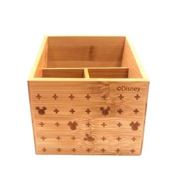 Imagem de Porta Talher Le Mickey em Bambu 12,5x12,5cm
