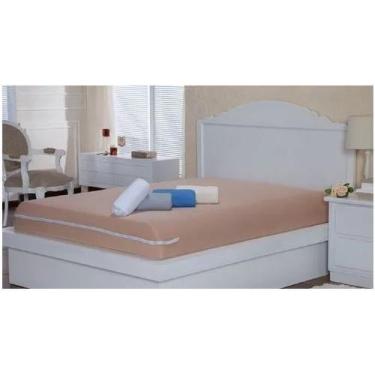 Imagem de Capa para Colchão Casal Resist altura 30cm Venesa, Bege