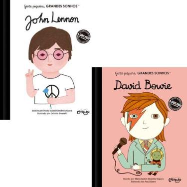 Imagem de Coleção gente pequena, grandes sonhos: john lennon + david bowie - Kit