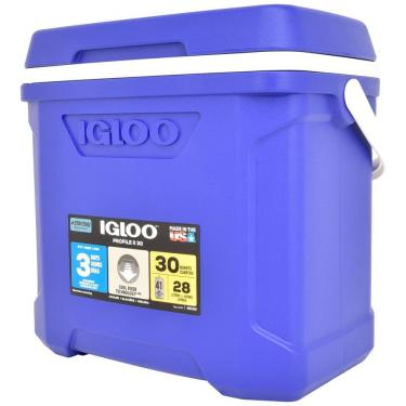 Imagem de Cooler Térmico Profissional 30L Ecológico com Máximo Desempenho, IGLOO Profile, Azul