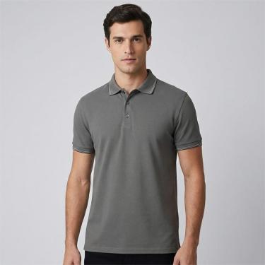 Imagem de Camisa Polo Dudalina Frisos Degrade Masculino-Masculino