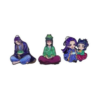 Imagem de Pins De Esmalte De Menina Anime, Crachá De Manga Japonês Para Mochila,