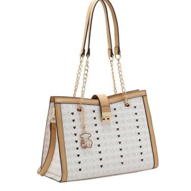 Imagem de Bolsa Chenson Estruturada 3485400 Com Cristais Compartimentos Internos