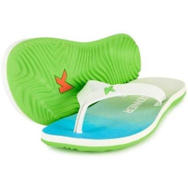 Imagem de Chinelo Kenner Summer Degradê Masculino - Verde e Branco - 44-Masculino