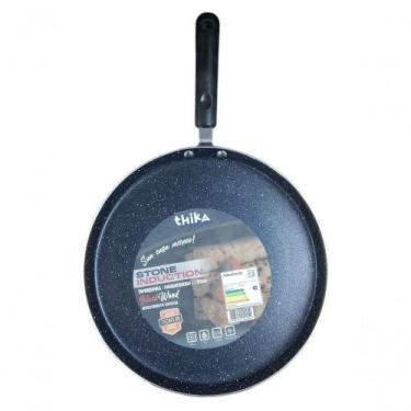 Imagem de Frigideira Tapioqueira Panquequeira Com Indução 26cm Preta - Thika Imp