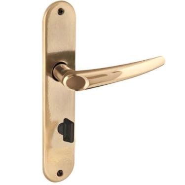 Imagem de Fechadura Joy 2800-46 Wc Bronze Latonado - 083434 - Aliança Fachadura 