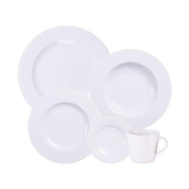 Imagem de Aparelho de Jantar 20 Peças Tramontina Vibrare em Porcelana Decorada