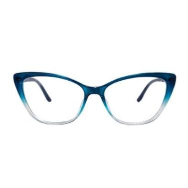 Imagem de Armação Para Óculos De Grau Feminina Leve Moderna Confortável-Feminino