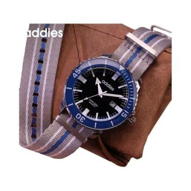 Imagem de Relógio Analógico Esportivo Masculino À Prova D'água 50m ADDIES Com Ca