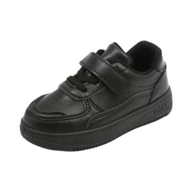 Imagem de Tênis Esportivos De Couro Para Crianças, Primavera E Outono, Calçados 