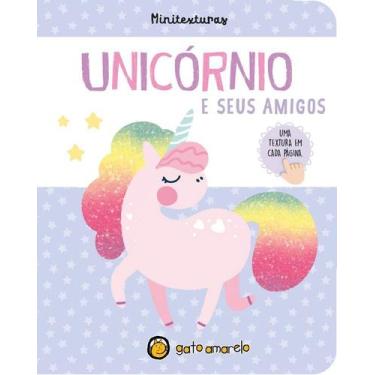 Imagem de Minitexturas - Unicórnio e Seus Amigos - GATO AMARELO, Sortido