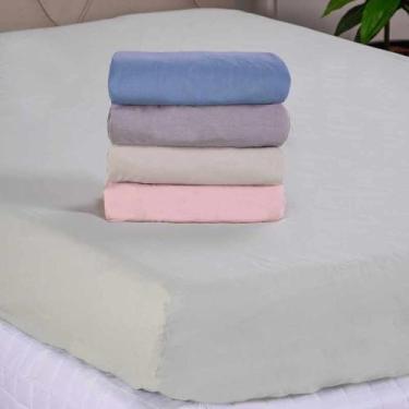 Imagem de Lençol Avulso com Elástico Queen 150 Fios Cores Sortidas Bene Casa