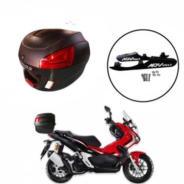 Imagem de Baú Moto Universal Awa 29 L com Suporte Adv 150, Preto
