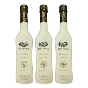 Imagem de Kit de 3 Azeites Extra Virgem Deleyda Premium Chileno 500ml - Premiado