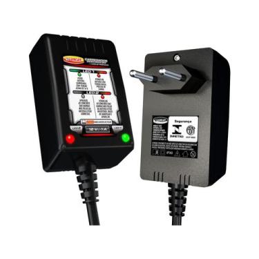 Imagem de Carregador De Bateria Eletrônico 12v Luxcar, Bivolt