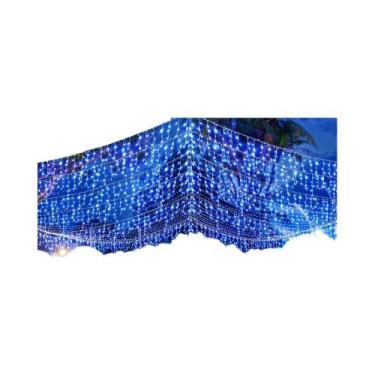 Imagem de Luzes De Natal LED Em Cortina Para Exterior, 4M, Iluminação Decorativa