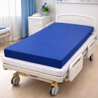 Imagem de Colchão Hospitalar Solteiro Espuma D20 188x78x12cm Antiácaro Impermeável
