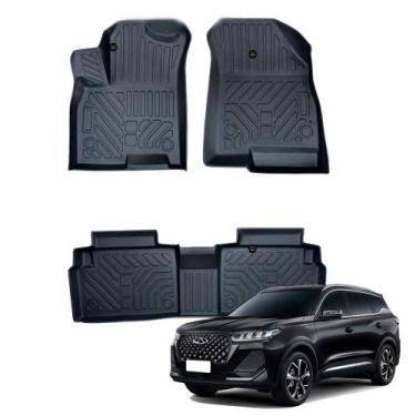 Imagem de Tapete Automotivo Assoalho 3D Tipo Bandeja Bordas Elevadas Tiggo 7 202
