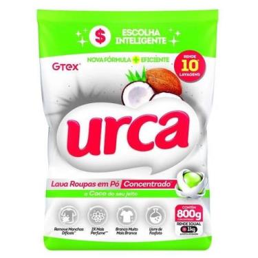 Imagem de Lava Roupas pó Concentrado Coco Urca Sachê - 800g