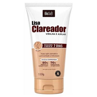 Imagem de Creme Clareador Virilha Axilas Lisa BioSoft 7 Dias Tripla Acao Uniform