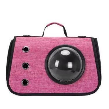 Imagem de Bolsa de transporte para pet lateral Rosa - PetzGrilo