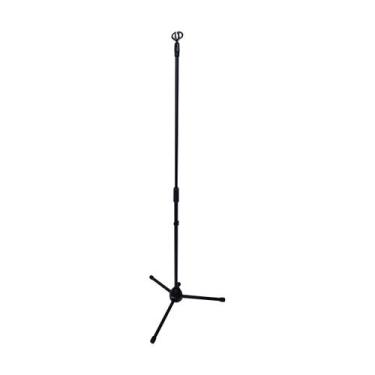 Imagem de Pedestal Para Microfone Reto Smart SM-039 Com Cachimbo Preto