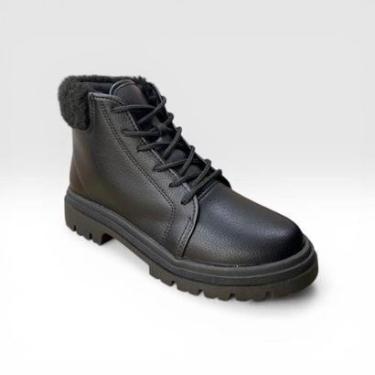 Imagem de Bota Feminina Coturno Moleca Cadarço Moda Conforto-Feminino