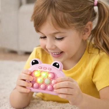 Imagem de Pop It Eletrônico Sapinho Brinquedo Colorido Infantil Moderno Cor:ROSA