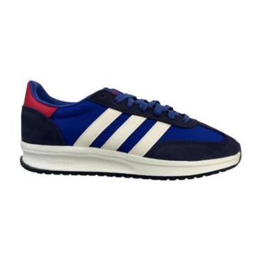 Imagem de Tênis Adidas Run 70s 2.0 Masculino IH8590 Azul+Branco, 38, Azul, Branc