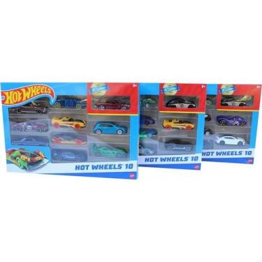 Imagem de Hot Wheels Pacote 10 Carros 54886 Hot Wheels Pacote 10 Carros 54886