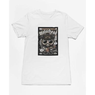 Imagem de Camiseta Poster Pop Style Inspiração MOTOHEAD Estampa DTF 100% Algodão