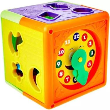Imagem de Cubo Didático Brinquedo Infantil Educativo Diversão Pica Pau