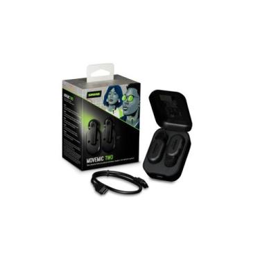 Imagem de Microfone de Lapela Shure sem fio Movemic Two