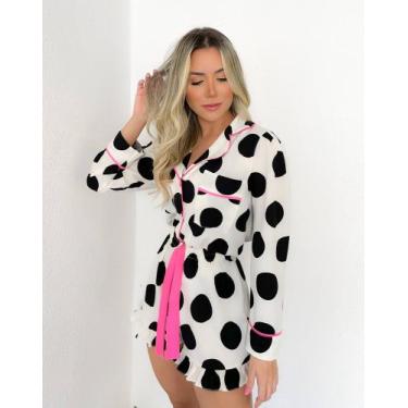 Imagem de pijama poa manga longa - Pijamix, G